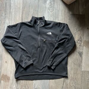 The North Face Men's Charcoal Zip-Up Sweater